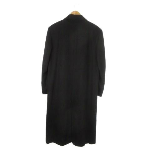 ウィンドアーマー WIND ARMOR チェスターコート ロング カシミヤ L 黒