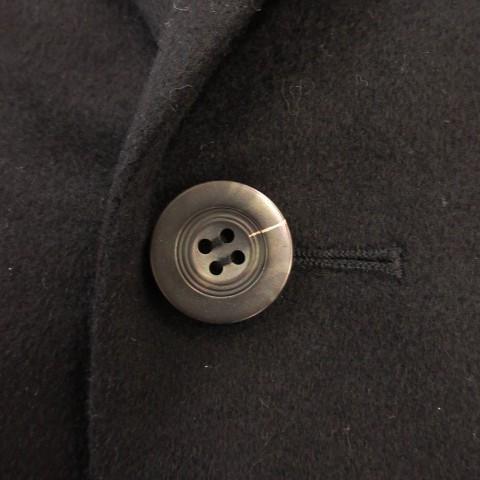 ウィンドアーマー WIND ARMOR チェスターコート ロング カシミヤ L 黒