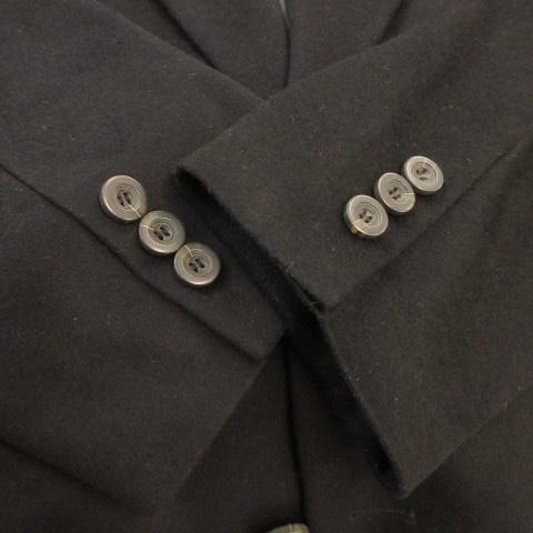 ウィンドアーマー WIND ARMOR チェスターコート ロング カシミヤ L 黒