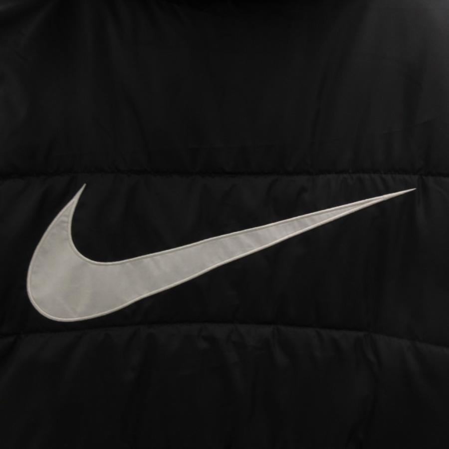 NIKE（ナイキ） ベンチコート 中綿 ロゴプリント M 黒 ブラック /FF