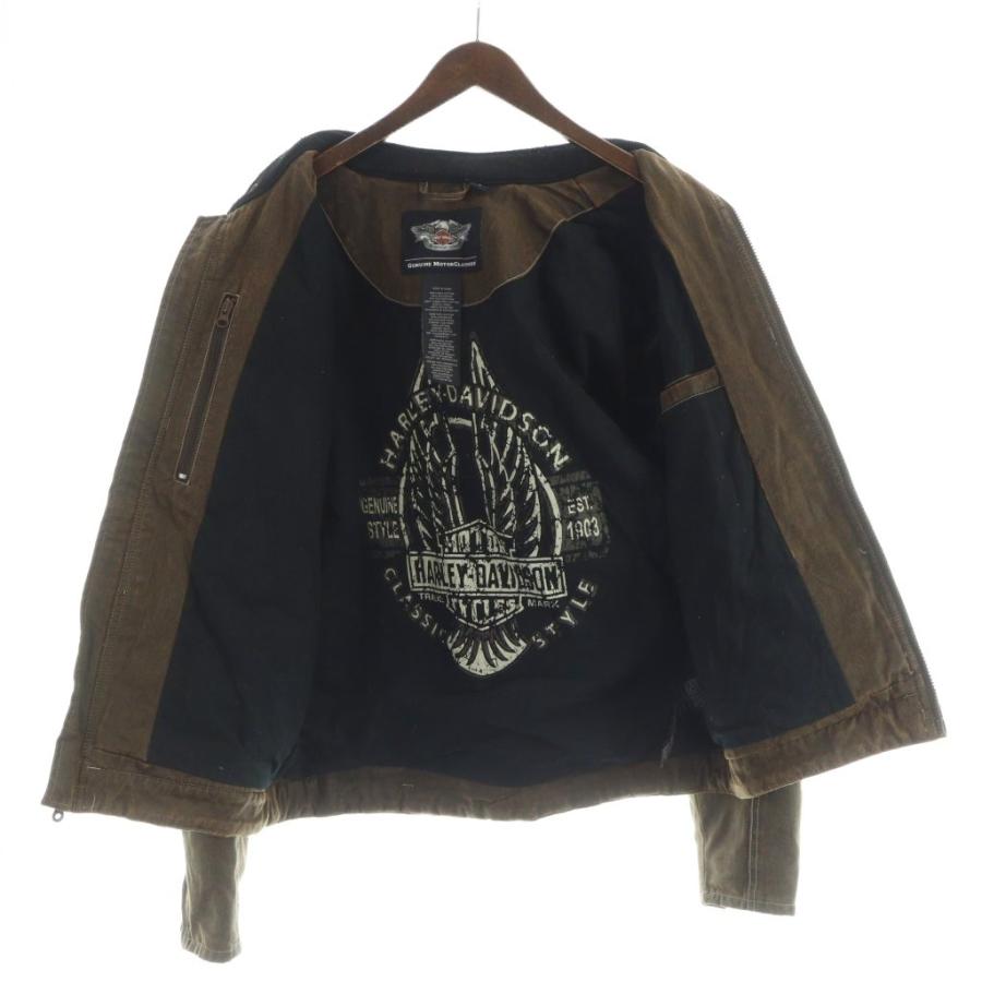 山羊革 ハーレーダビッドソン レザーシングルライタースジャケット L