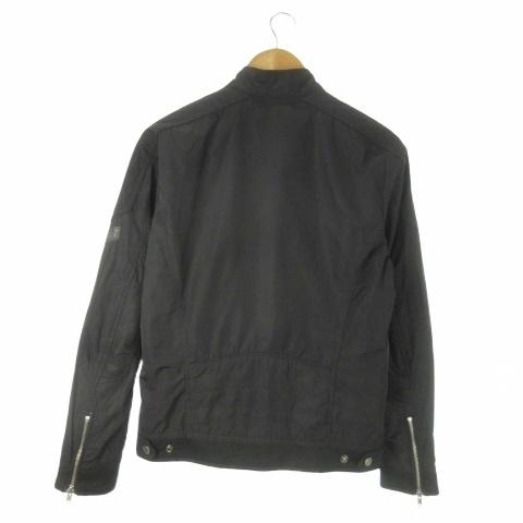 極美品 ディーゼル DIESEL ブルゾン 中綿ジャケット ブラック DIESEL（ディーゼル） ブルゾンジャケット 中綿 S 黒 ブラック ロゴ