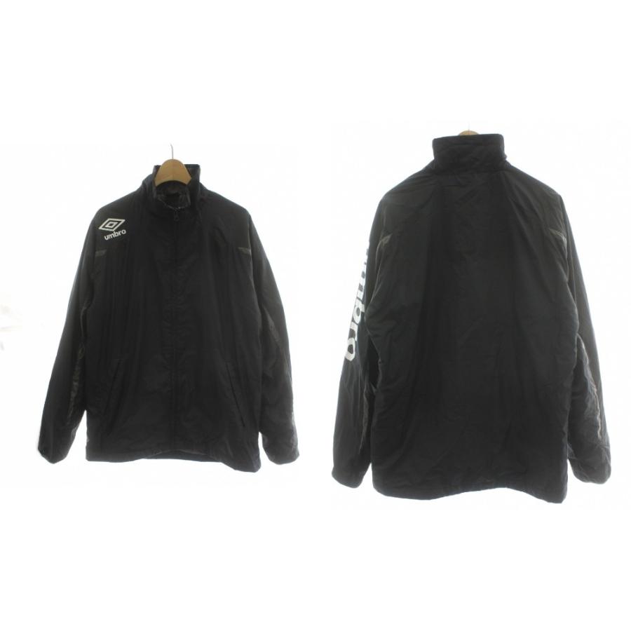 くり UMBRO アンブロ 中綿セットアップ ジャージ ブラック×ゴールド 希少】UMBRO アンブロ 中綿セットアップ ジャージ ブラック×ゴールド