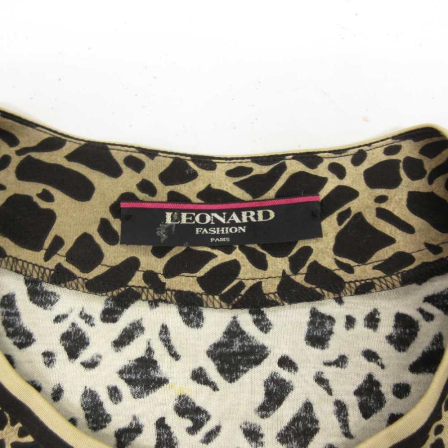 72 LEONARD FASHION フラワープリント カーディガン LEONARD（レオナール） ファッション FASHION コットン フラワー