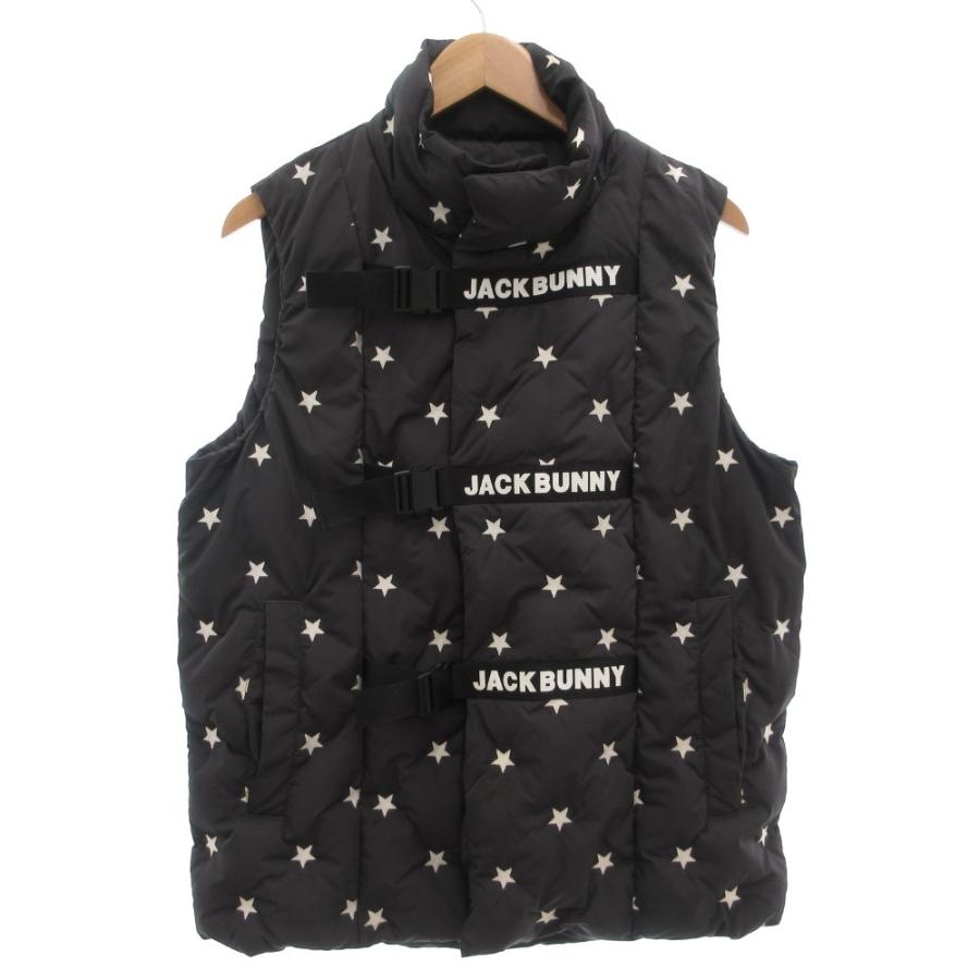 ジャックバニー　サイズ6　ダウンベスト　グリーン　美品　シンプル　ゴルフウェア ジャックバニー Jack Bunny ダウンベスト ジャケット 6 ゴルフウェア