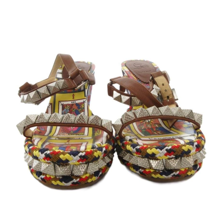 Christian Louboutin（クリスチャンルブタン） サンダル 厚底 スタッズ