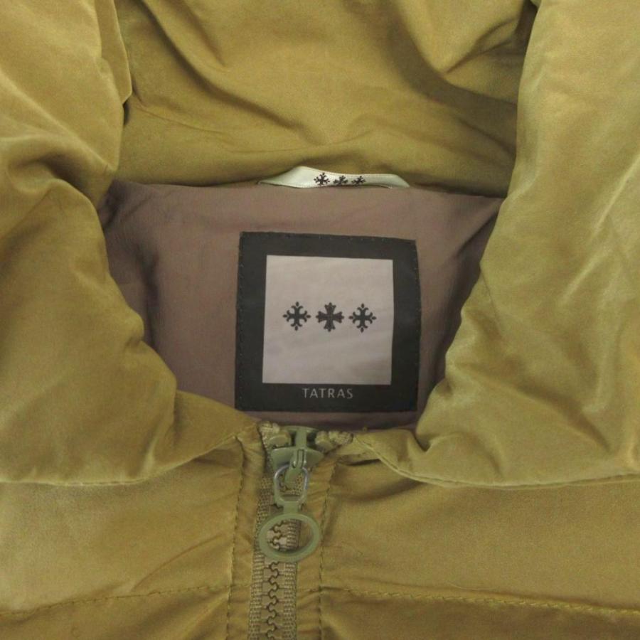 タトラス TATRAS LTA3RB4159 ROSE BUD別注 ダウンコート ロゴパッチ 袖