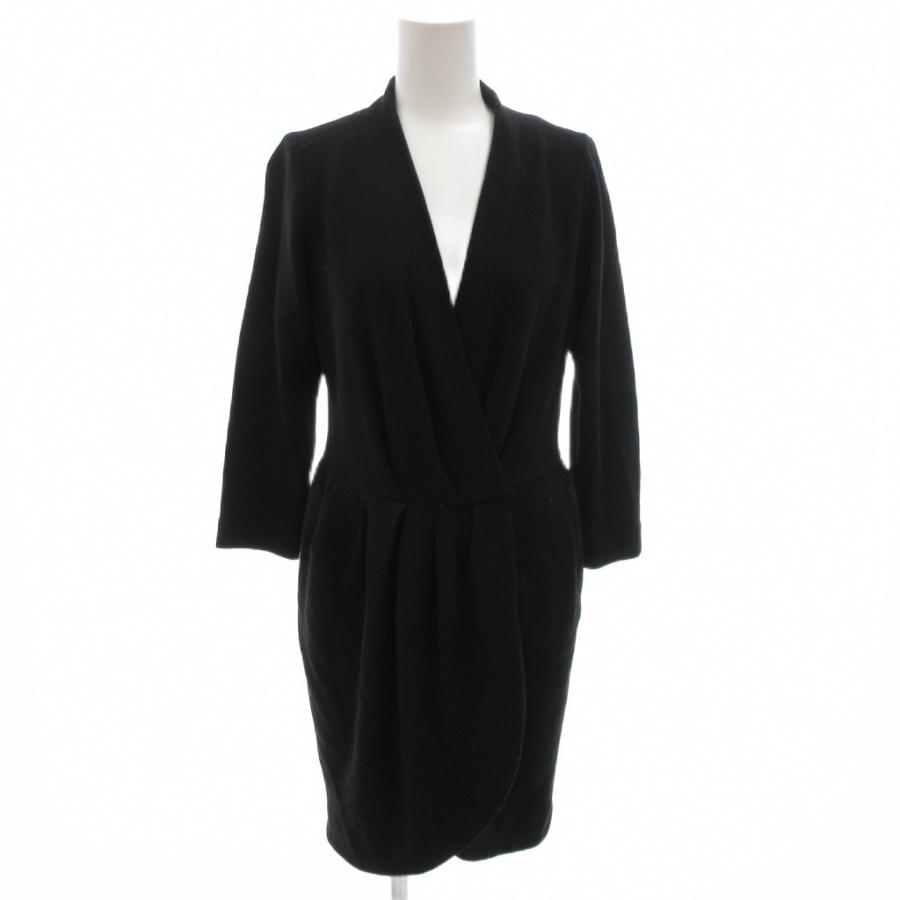Yves Saint Laurent（イヴ・サンローラン） ノーカラーコート ウール