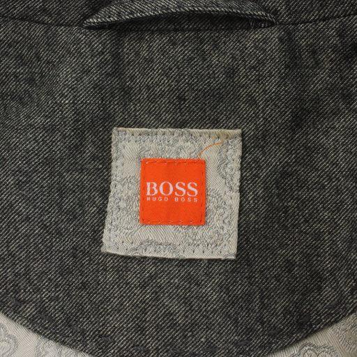 ヒューゴボス HUGO BOSS テーラードジャケット 麻 リネン 36 グレー