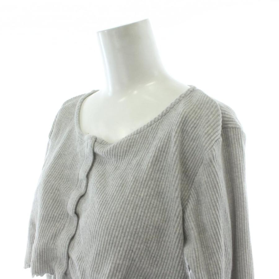 ジェラートピケ gelato pique 24SS マタニティリブワンピース F グレー