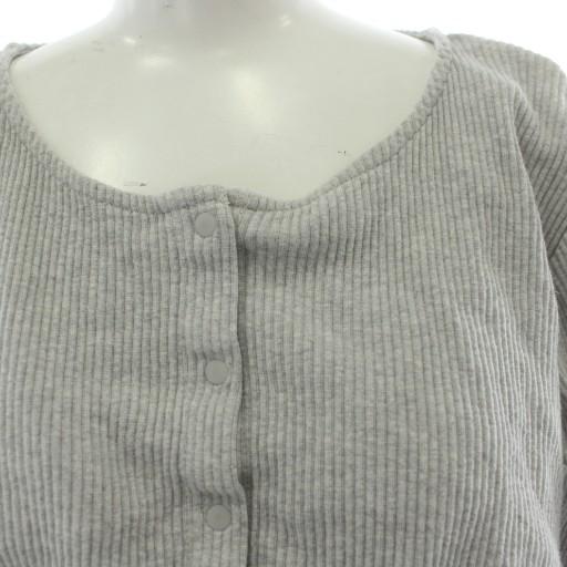 ジェラートピケ gelato pique 24SS マタニティリブワンピース F グレー