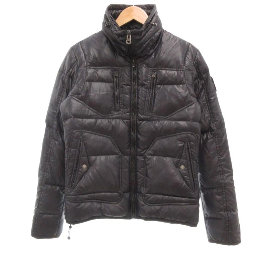 DIESEL（ディーゼル） ダウンジャケット ナイロン ジップアップ S