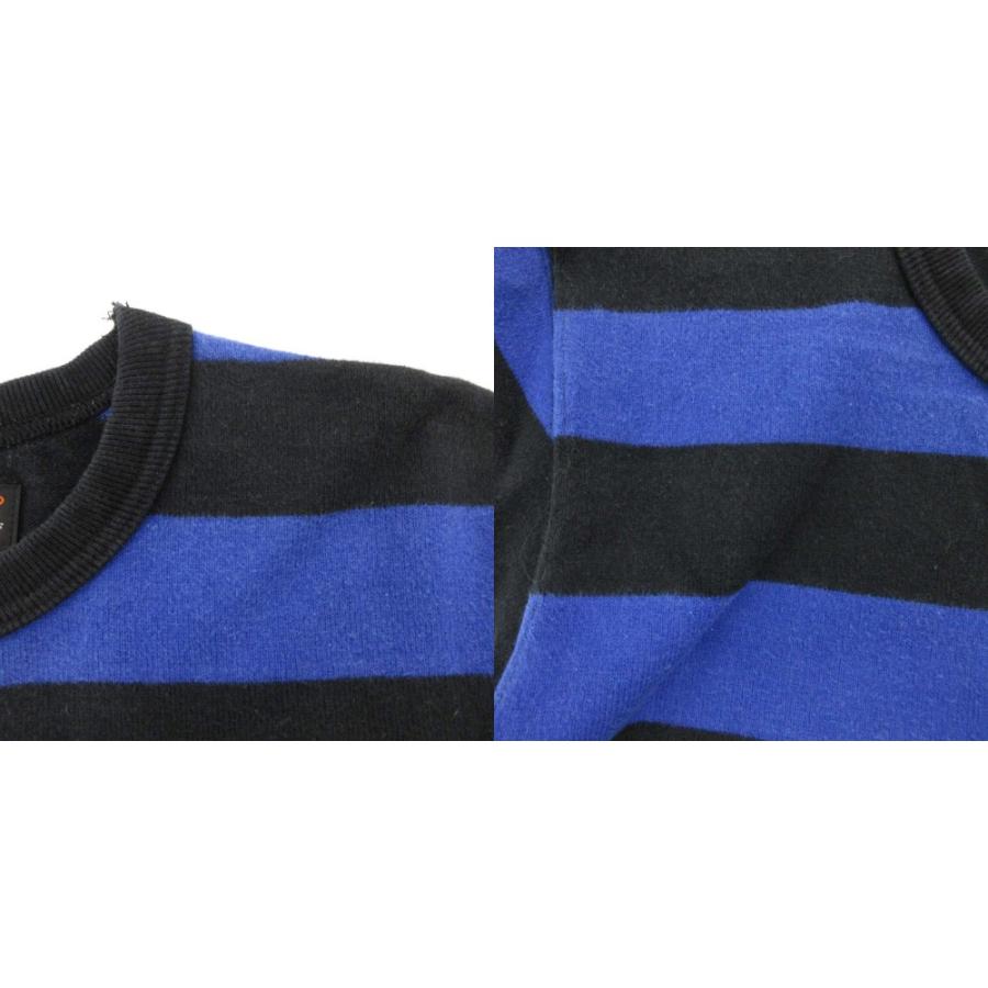 アイアンハート IRON HEART Tシャツ 長袖 ロンT クルーネック ボーダー