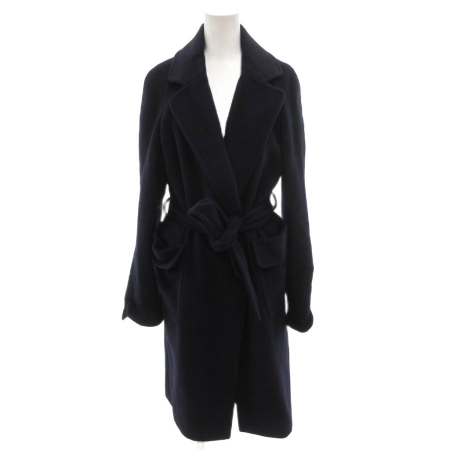 美品　49AV junko shimada　ベルテッドコート アンゴラコート 49アベニュー ジュンコシマダ 49AV. junko shimada ベルテッドコート