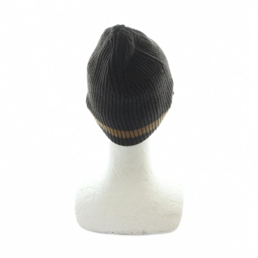 GUCCI（グッチ） ビーニー ニット帽 ニットキャップ ロゴ バイカラー M