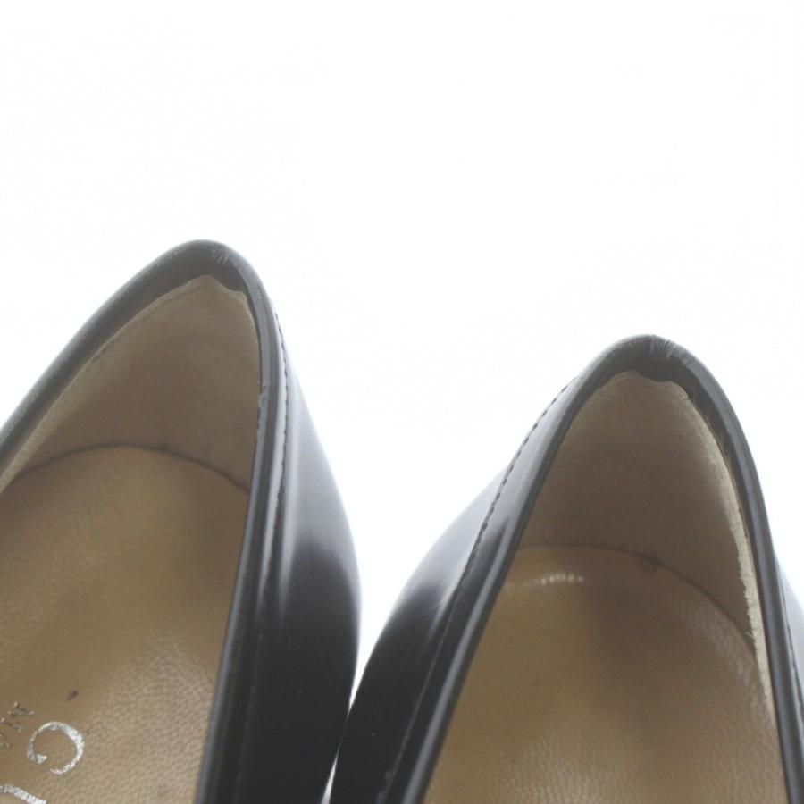 GUCCI（グッチ） ローファー モカシン レザー ロゴ メタルプレート 36