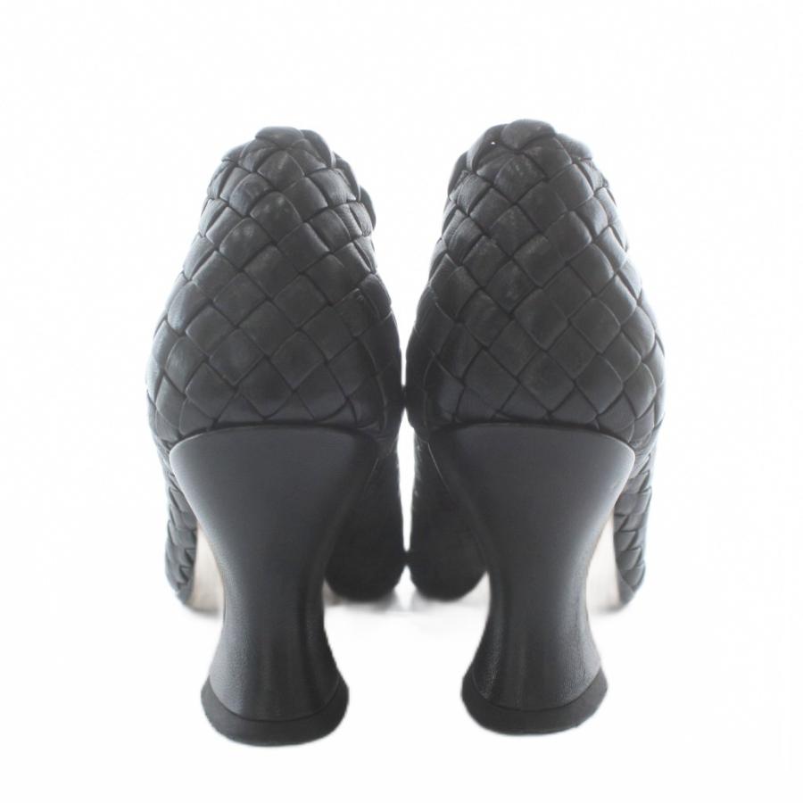 ボッテガヴェネタ BOTTEGA VENETA パンプス レザー イントレチャート 