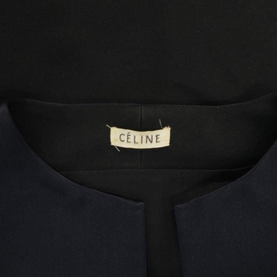 CELINE（セリーヌ） フィービー期 ワンピース シルク混 36 紺 ネイビー