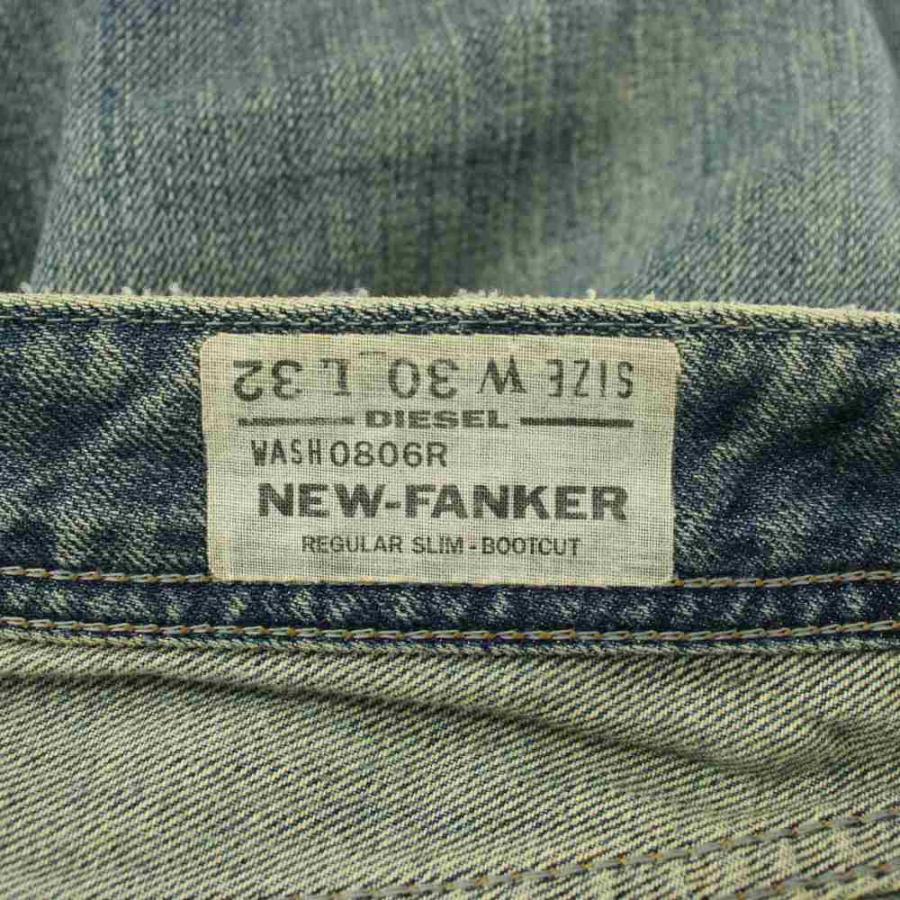 DIESEL（ディーゼル） DIESEL NEW-FANKER デニムパンツ ジーンズ フレア ブーツカット ウォッシュ加工 W30 L32 ...