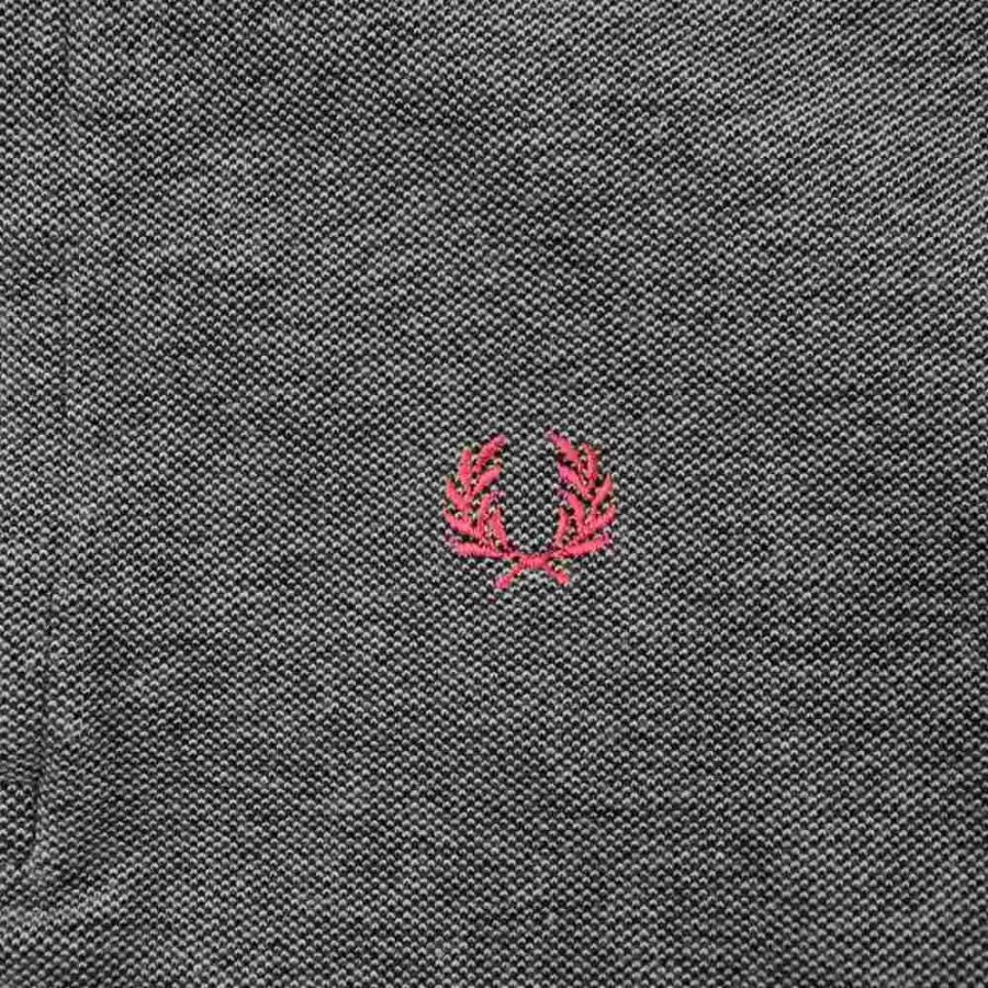 FRED PERRY（フレッドペリー） ポロシャツ S 黒 ブラック ピンク 半袖