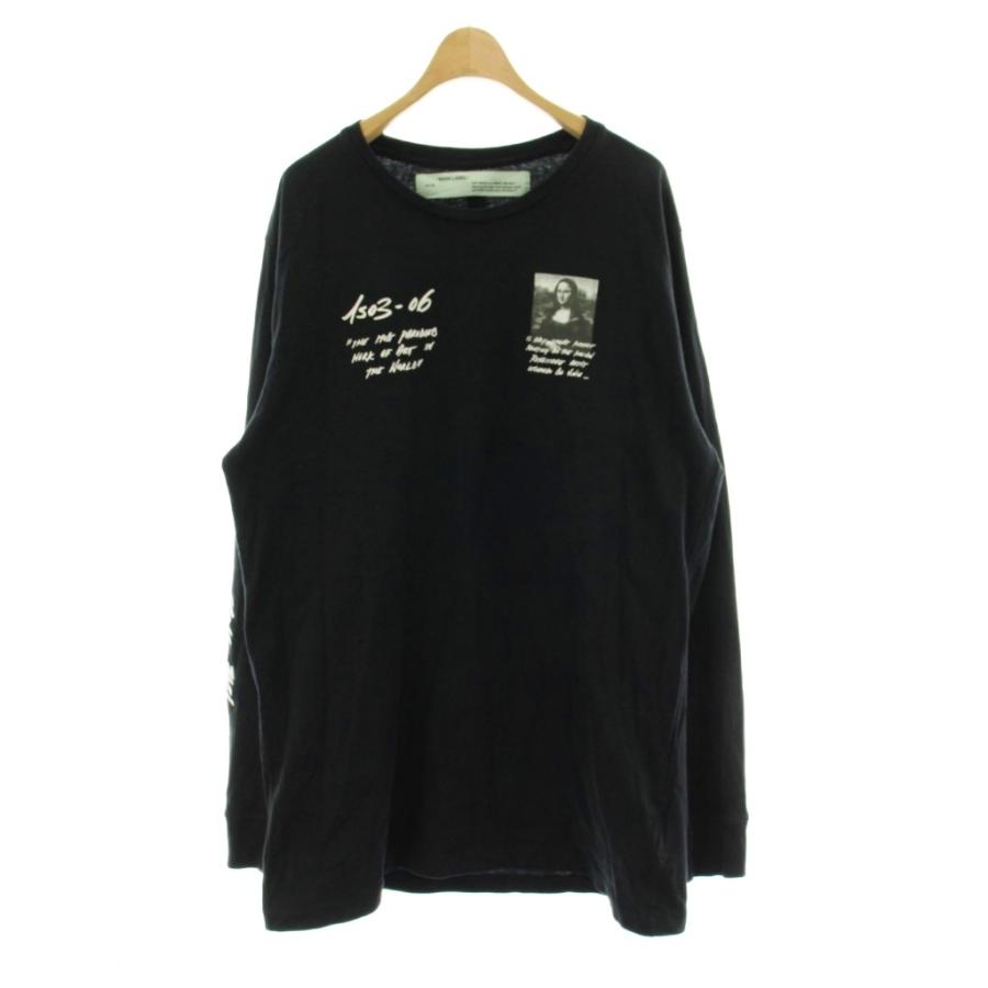 オフホワイト OFF WHITE 19SS Monalisa L/S T-Shirt Tシャツ XXL 黒 