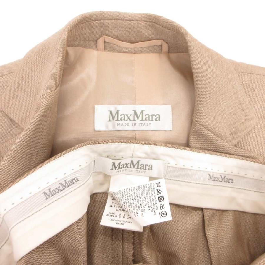 ♦︎マックスマーラ【XL】白タグ パンツスーツセット テーラードジャケット Max Mara（マックスマーラ） 白タグ 美品 セットアップ スーツ
