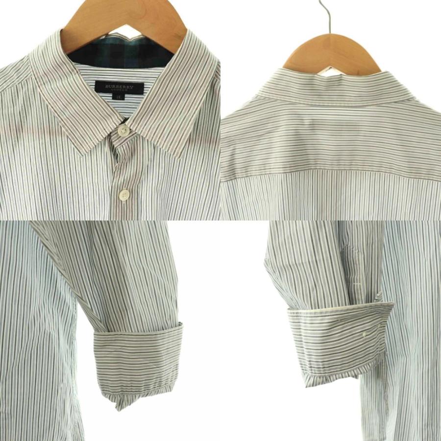 バーバリー ロンドン BURBERRY LONDON シャツ ストライプ 長袖 2L 