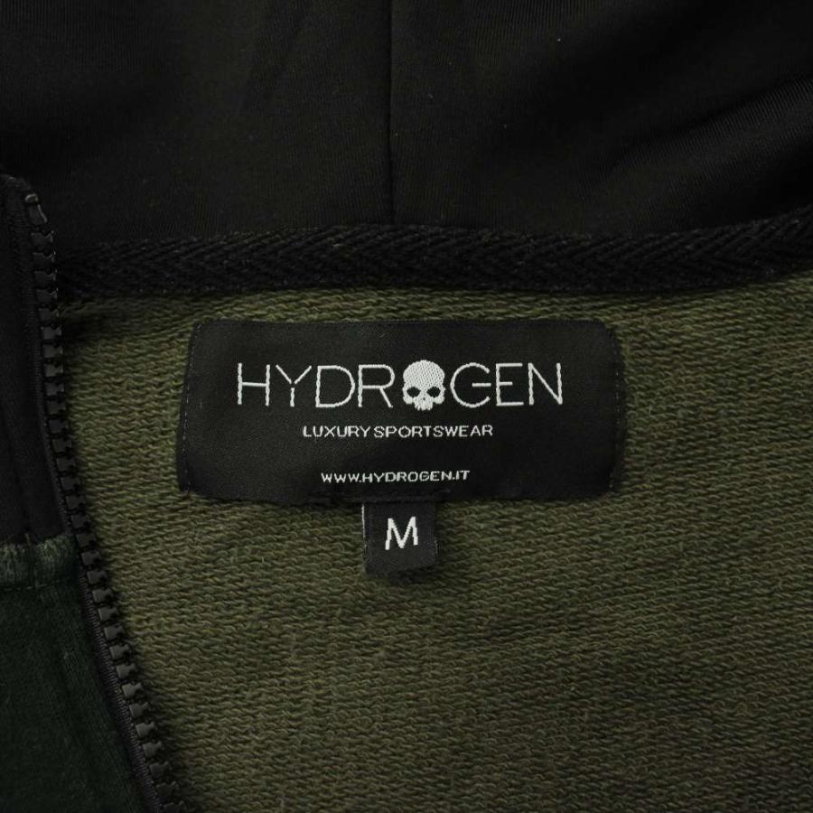ハイドロゲン HYDROGEN パーカー スウェット 長袖 切り替え 迷彩柄