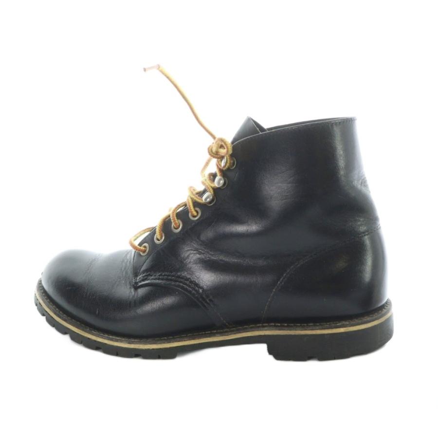 y*i様 Red Wing Shoes ブラックワークブーツ UK 8 ベックマ RED WING SHOES（レッドウィング） REDWING USA製 ベックマン ワーク