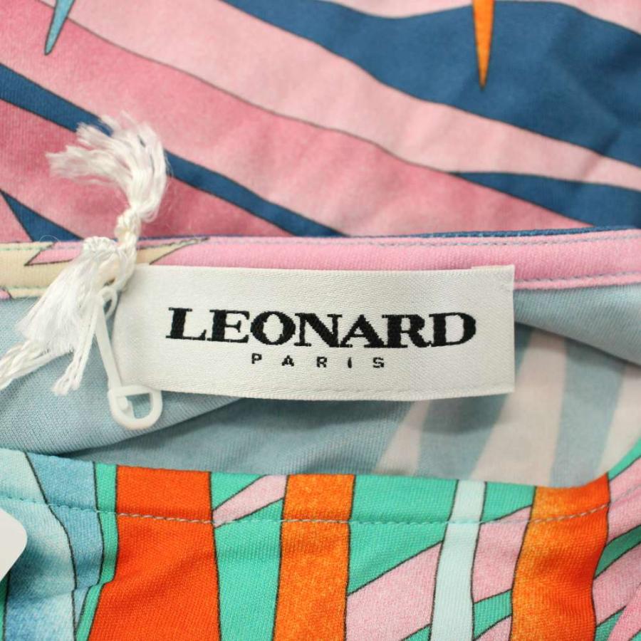 LEONARD（レオナール） 未使用品 ワンピース ナイロン 七分袖 ロング