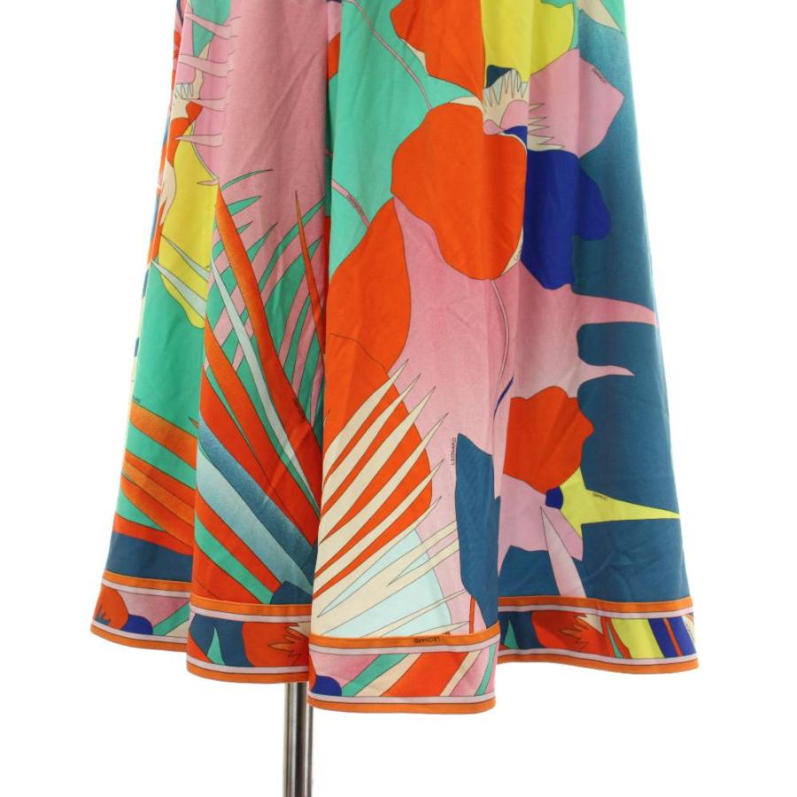 LEONARD（レオナール） 未使用品 ワンピース ナイロン 七分袖 ロング