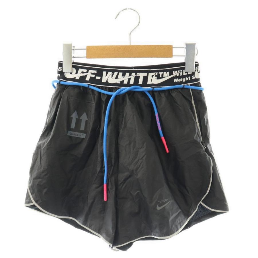NIKE（ナイキ） × Off-White ショートパンツ ハーフ ナイロン ロゴ XS