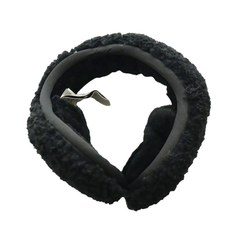 UGG ブラック 耳あて アグ オーストラリア UGG australia W CURLY WRAP AROUND EARMUFF