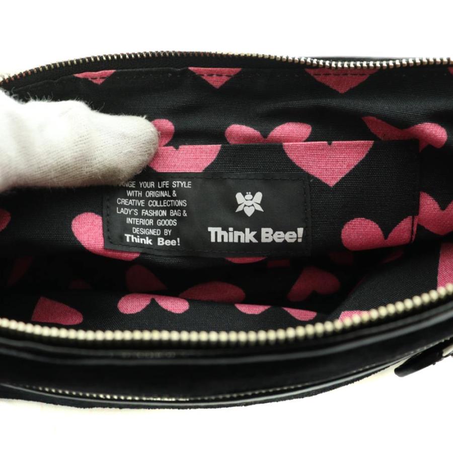 レディースファッション Think Bee！ハート スパンコール ハンドバッグ 