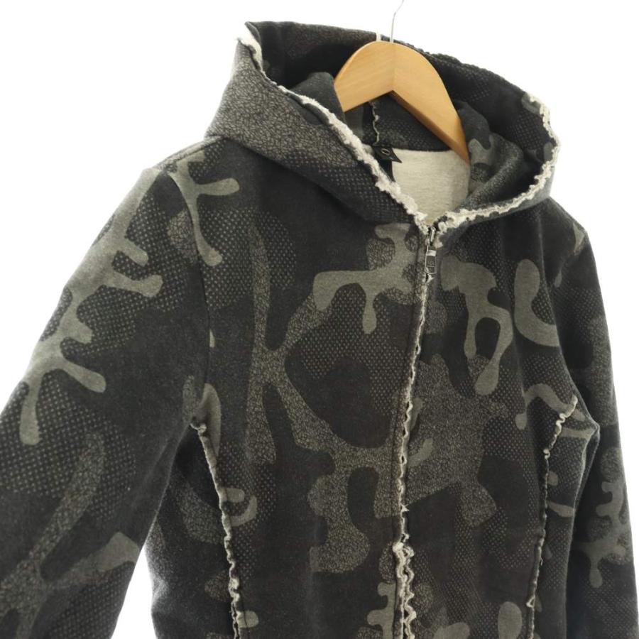 ダブルジェイケイ wjk super stretch parka パーカー カモフラ柄 S