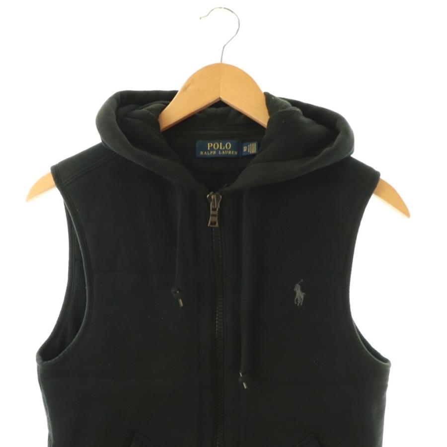 ポロ ラルフローレン POLO RALPH LAUREN ベスト XS 黒 ブラック 