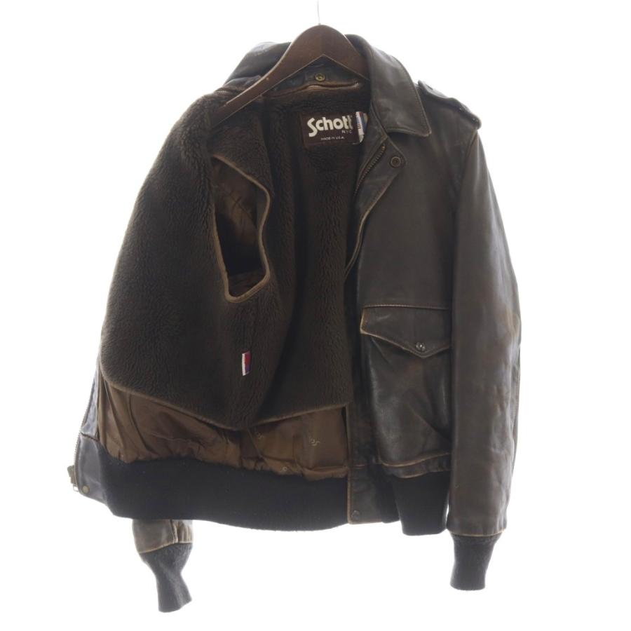 ショット SCHOTT 80s 90s USA製 G-1 フライトジャケット レザー 革 