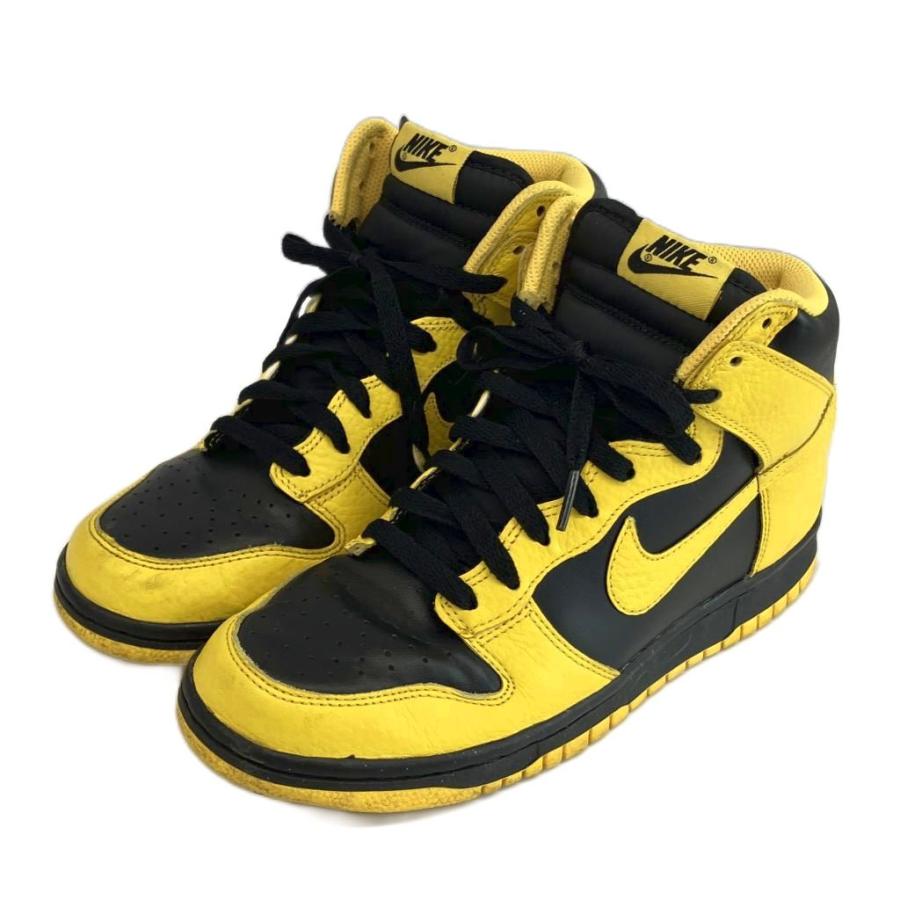 NIKE（ナイキ） ダンク ハイ DUNK HIGH Black Varsity Maize