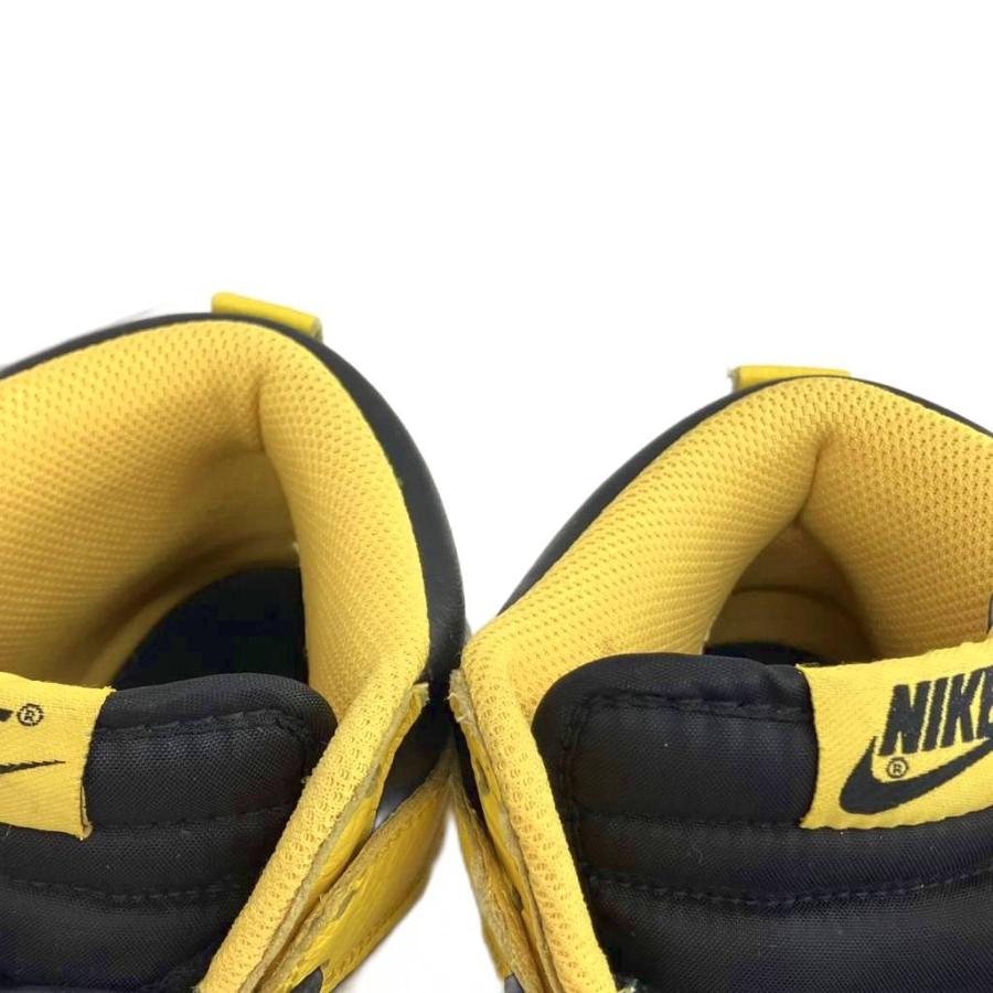 NIKE（ナイキ） ダンク ハイ DUNK HIGH Black Varsity Maize