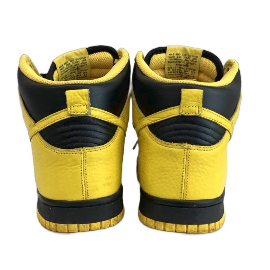 NIKE（ナイキ） ダンク ハイ DUNK HIGH Black Varsity Maize