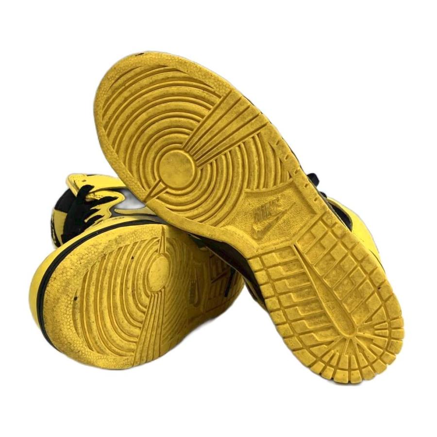 NIKE（ナイキ） ダンク ハイ DUNK HIGH Black Varsity Maize