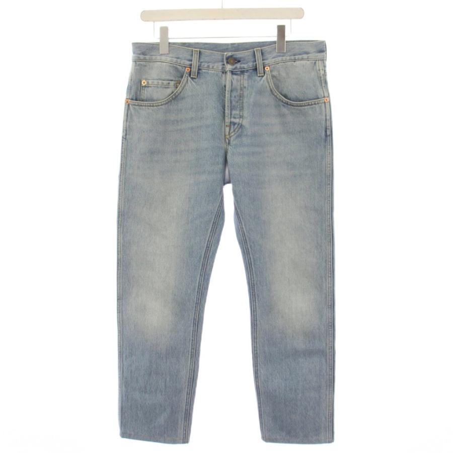 GUCCI（グッチ） テーパード デニムパンツ ジーンズ 33 青 ブルー