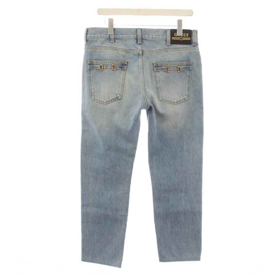 GUCCI（グッチ） テーパード デニムパンツ ジーンズ 33 青 ブルー
