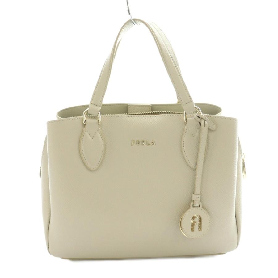 FURLA（フルラ） ミネルヴァ S トートバッグ ハンド グレー /SS □OS