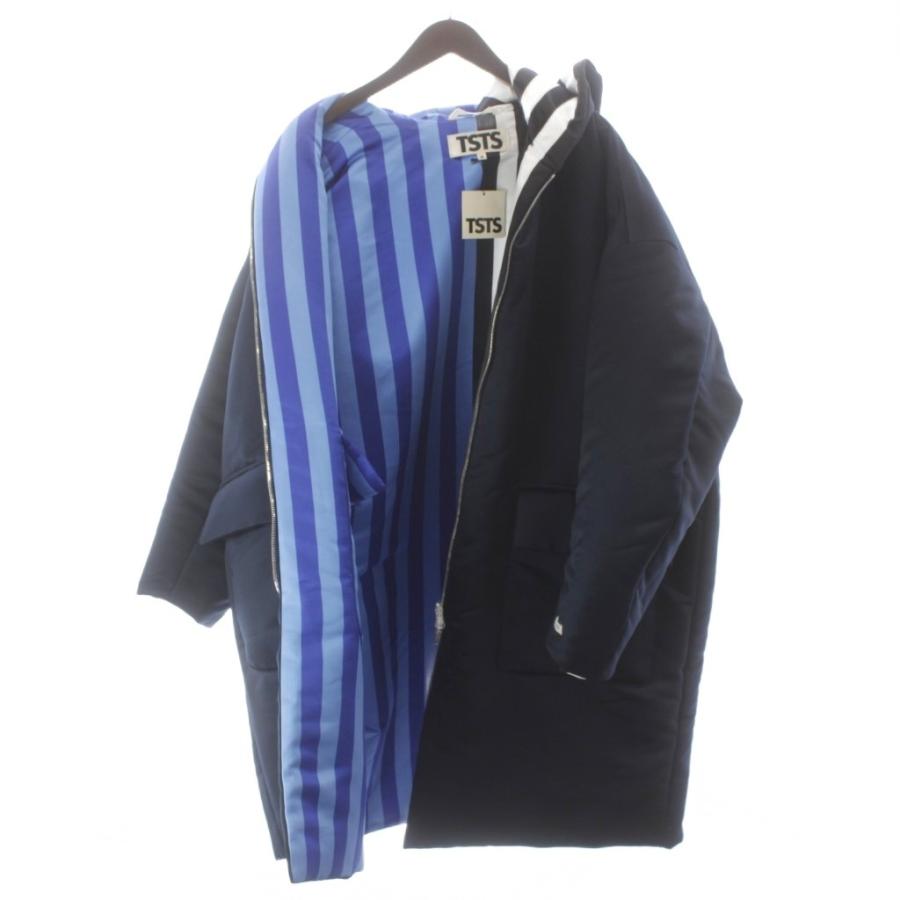 未使用品 TSTS ティーエスティーエス DUALITY PADDED COAT 中綿コート フード タグ付き M 紺 ネイビー 青 ブルー /MW ■GY19 メンズ