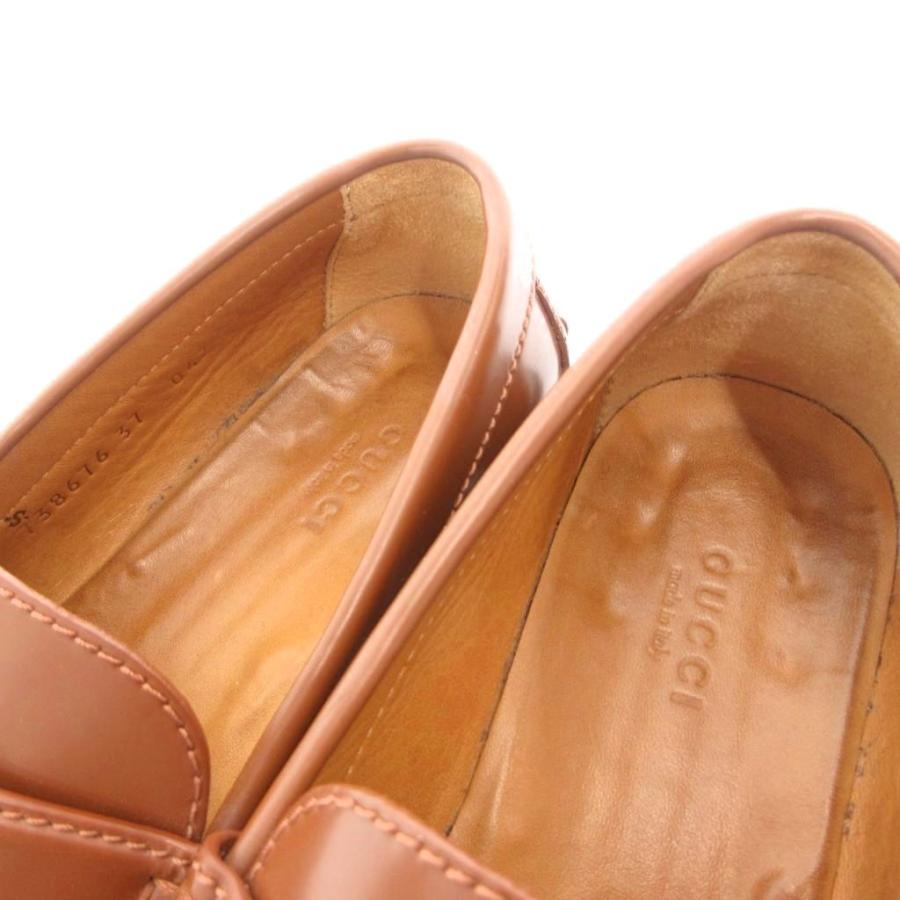 GUCCI（グッチ） ローファー シューズ インターロッキング レザー 37 