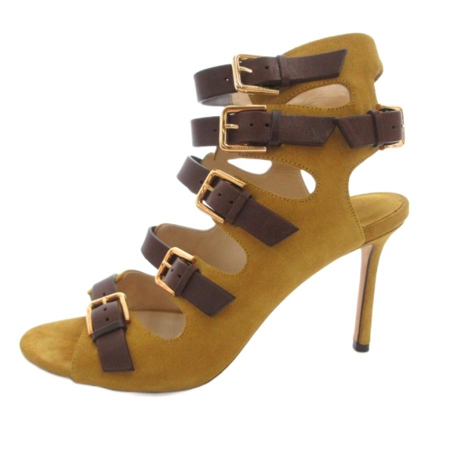美品　ジミーチュウ　スエードパンプス ジミーチュウ JIMMY CHOO パンプス スエード ベルト オープントゥ