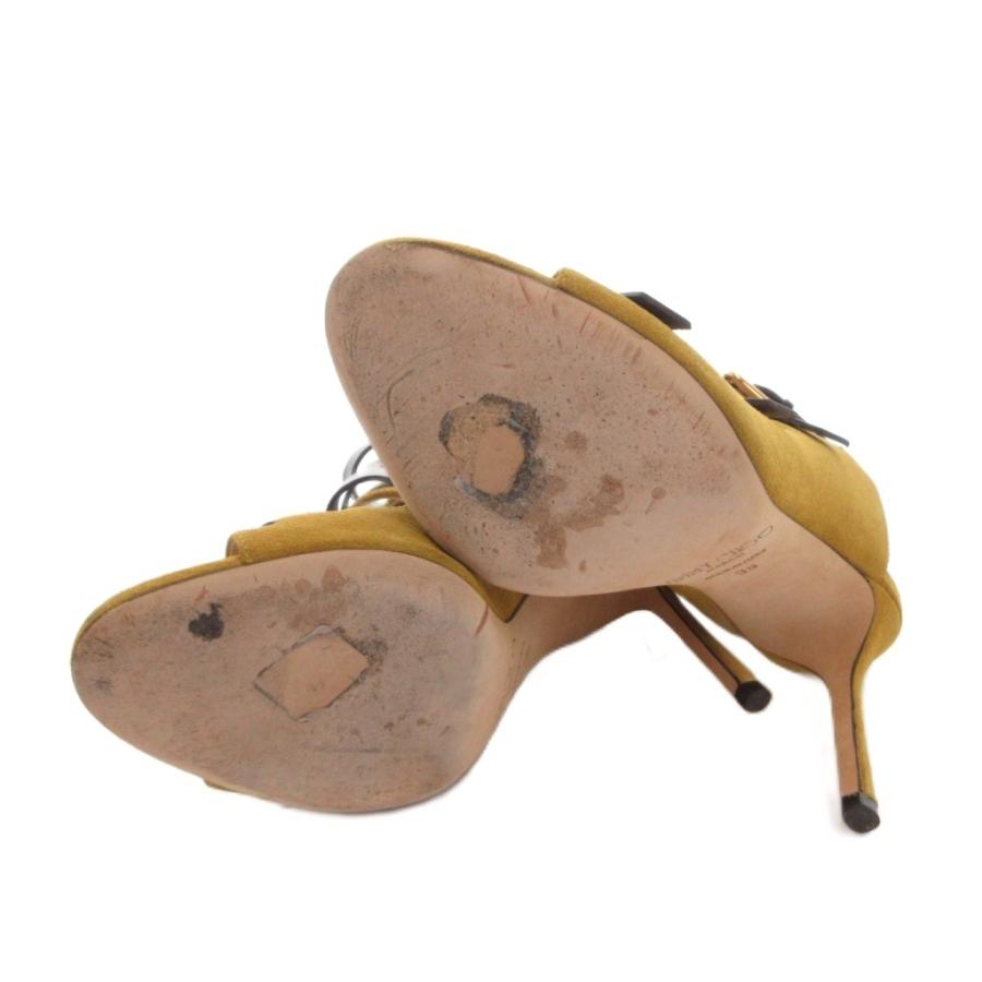 ジミーチュウ JIMMY CHOO パンプス スエード ベルト オープントゥ