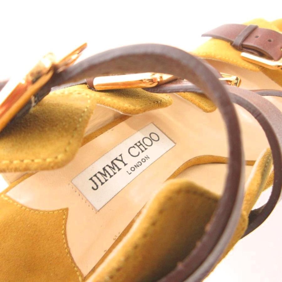 美品　ジミーチュウ　スエードパンプス ジミーチュウ JIMMY CHOO パンプス スエード ベルト オープントゥ