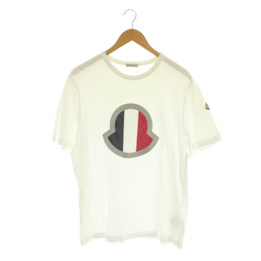 MONCLER（モンクレール） MONCLER 21SS Tシャツ 半袖 ロゴ M 白 /MI